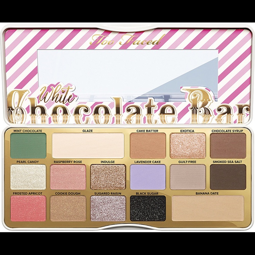 White Chocolate Bar Too Faced eye shadows